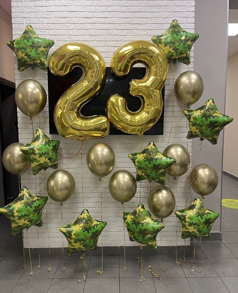 Воздушная фотозона на 23 февраля №2
