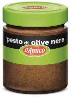 Соус Песто из черных оливок по-тоскански 180 гр Италия