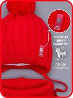 Шапка для девочек осенняя и снуд