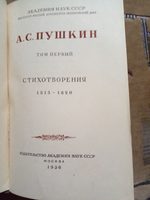 А. С. Пушкин. Собрание сочинений. Том 1. Стихотворения 1813-1820