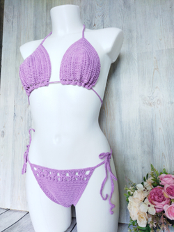 Купальник вязаный