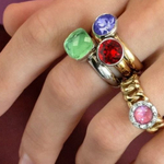 Кольцо Qudo FIRENZE 16.5 (S) Peridot 107000/40-4516 16.5 размер 16,5