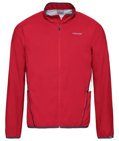 Детская теннисная толстовка Head Club Jacket - Red