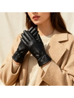 перчатки демисезонные теплые на меху модные удобные