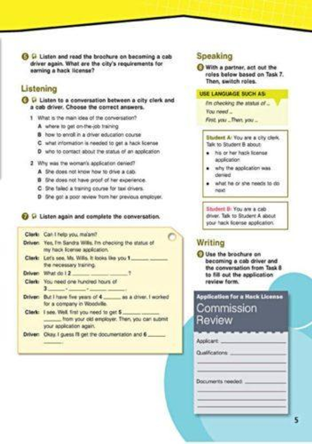 TAXI Drivers. Student's Book. Учебник