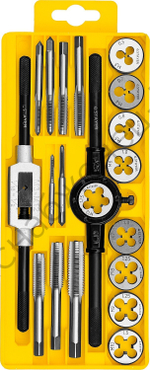 STAYER MaxCut 20 предмета, легированная сталь, Набор метчиков и плашек (28012-H20)