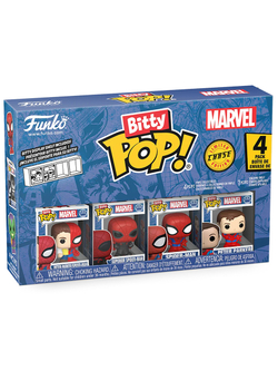 Фигурка Funko Bitty POP! Marvel Spider-Man Parker Split+Superior+Spider-Man+Chase (1 of 4) 4PK 85704