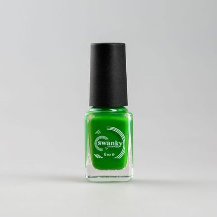 Swanky Stamping Лак для стемпинга S09 зеленый, 6мл