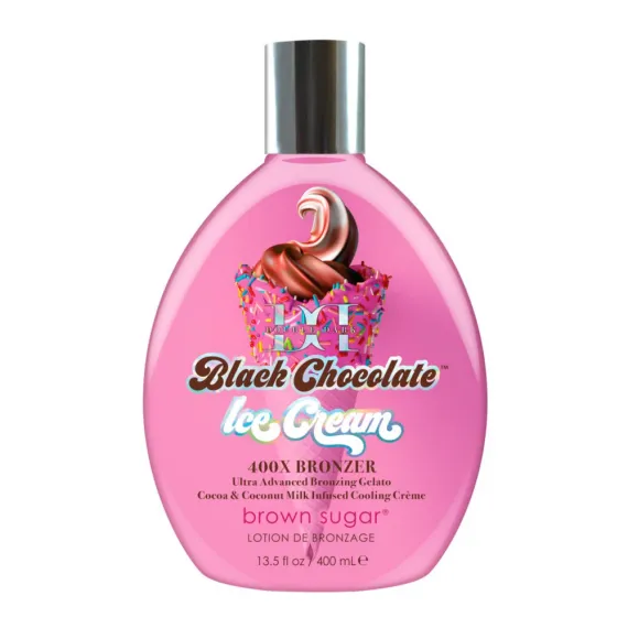 Бронзирующее мороженое в темном шоколаде с легким охлаждающим эффектом