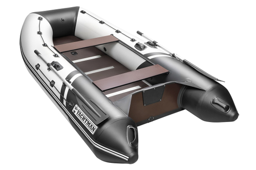 YACHTMAN-300 СК (Яхтман) белый-черный (лодка ПВХ под мотор с усилением)