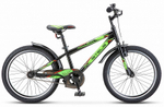 Велосипед  20" Stels Pilot-200 VC р.11" Чёрный/салатовый