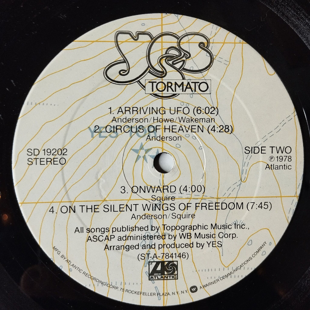 Винтажная виниловая пластинка LP Yes Tormato (USA 1978) Circus Of Heaven