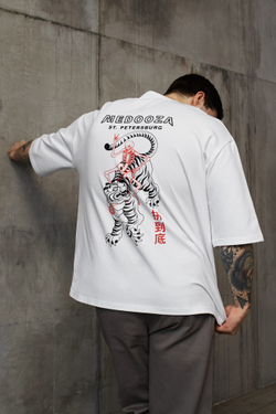 Футболка MEDOOZA "Tiger Rodeo" Белый