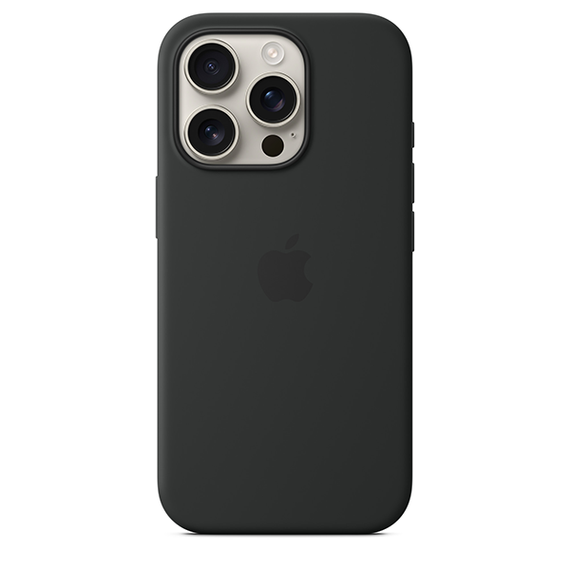 Чехол Apple iPhone 16 Pro Silicone Case with MagSafe Black MYYJ3