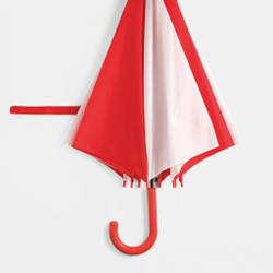 Зонтик- трость DISCO & DANCE Чёрный/Красный