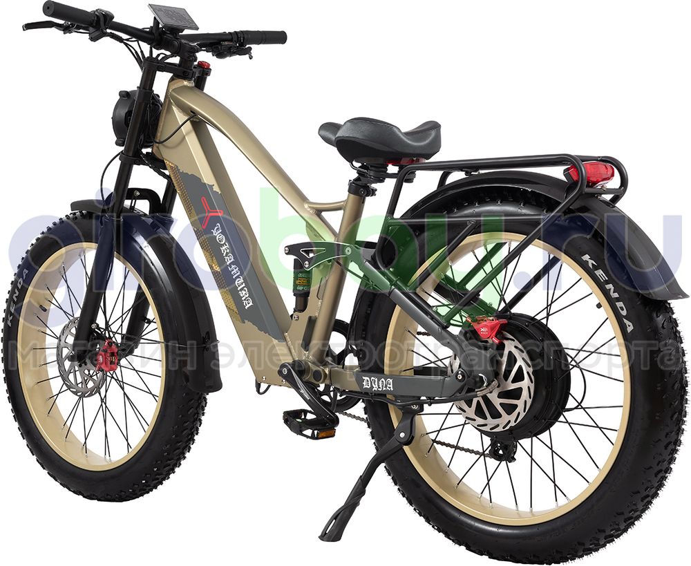 Электровелосипед Yokamura Dyna 2500W (52V/30Ah) - Military Khaki фото №7