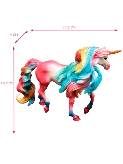 Набор фигурок животных Мир фэнтези Семья красных единорогов 2 шт