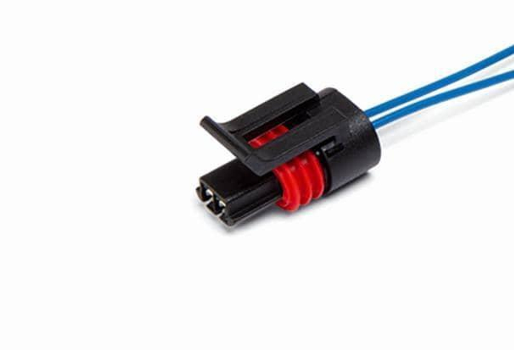 Разъем 12161194 (2pin) 2 контакта датчика температуры охлаждающей жидкости для Lada (ВАЗ); генератора для Citroen, Peugeot; датчика давления масла двигателя Cummins для Dongfend, Ford, Foton, для Камаз.