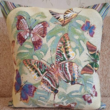 Гобеленовая наволочка "D. ТРОПИЧЕСКИЙ РАЙ", Россия.