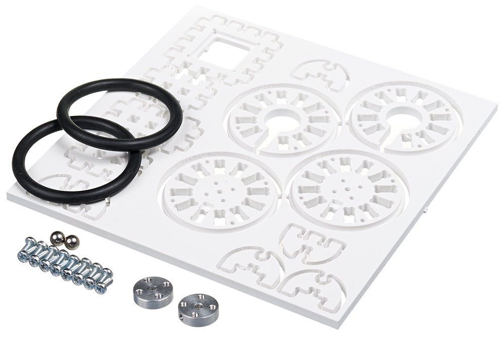 Колёса 620×10 мм и шаровая опора (#Структор)