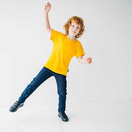 Джинсы зауженные "Темно-синие"