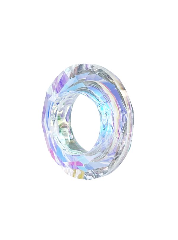 Подвеска Пончик-кристалл 30 мм