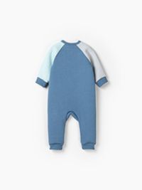 Комбинезон-косуха Колор блок "Деним" утепленный 0+