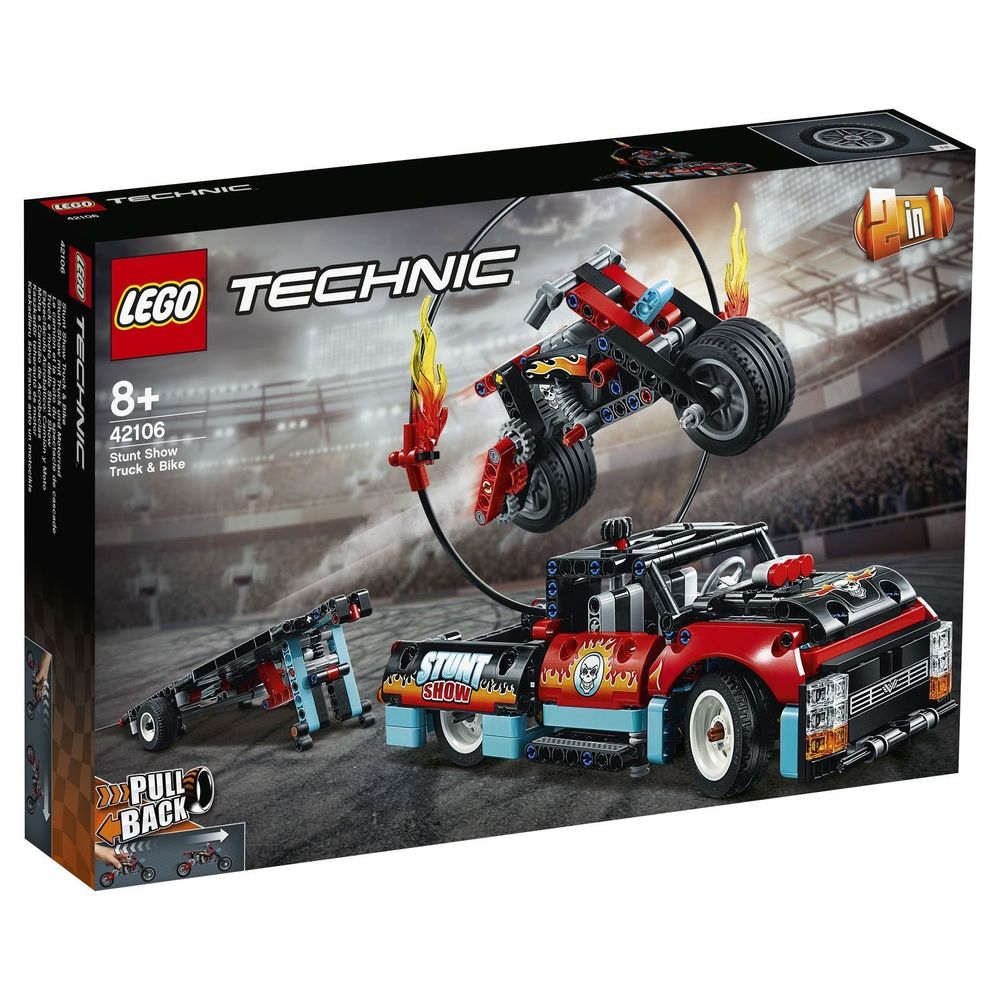 Шоу трюков на грузовиках и мотоциклах 2 в 1 Technic LEGO