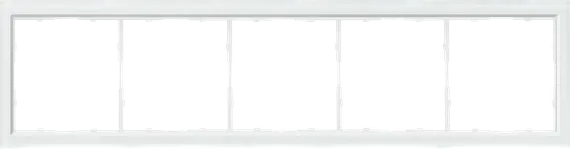 Donel R98 Glass рамка 5-я Белое стекло, серия DA