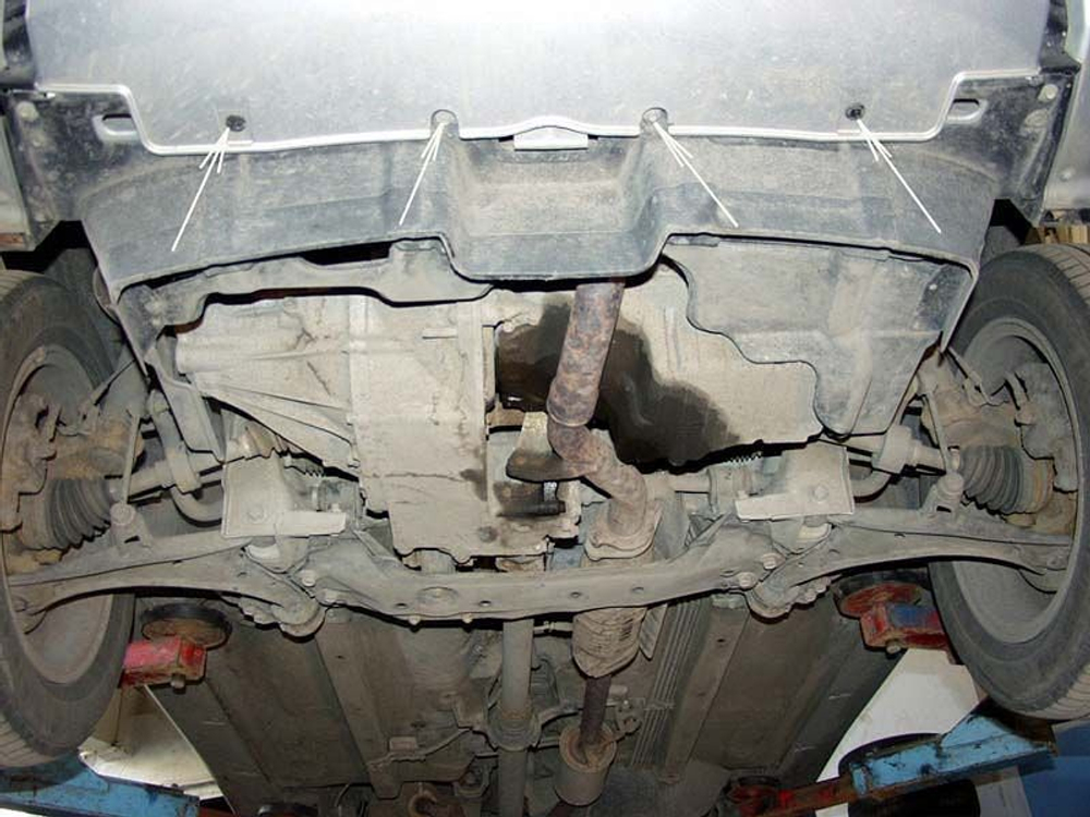 Защита картера и КПП Sheriff для Honda HR-V (GH) 1999-2005 арт.09.0179