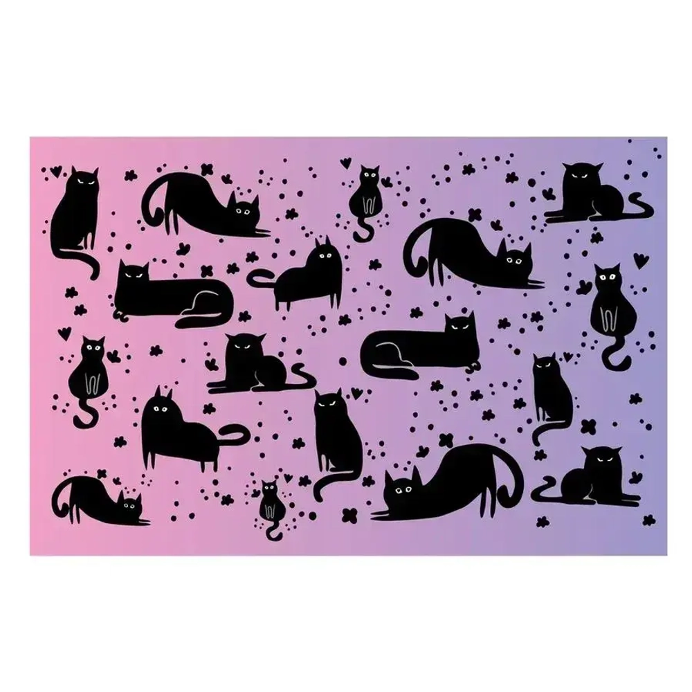 Сервировочная салфетка 28см Кошки