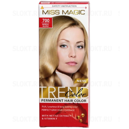 Краска для волос Miss Magic №700 Скандинавский Блондин 90 гр