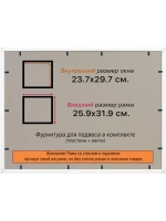 Рамка 23,7x29,7 для постера и фотографий