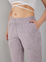 Костюм с брюками КБм-590/бежевый-полоса