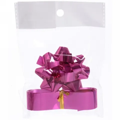 Набор для декорирования «Блеск» бант 6см, лента 2см (3м), Фуксия