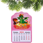 Магнит-календарь «Денежный Дракон Рора», 14,5*9,5 см, в пакете с хедером