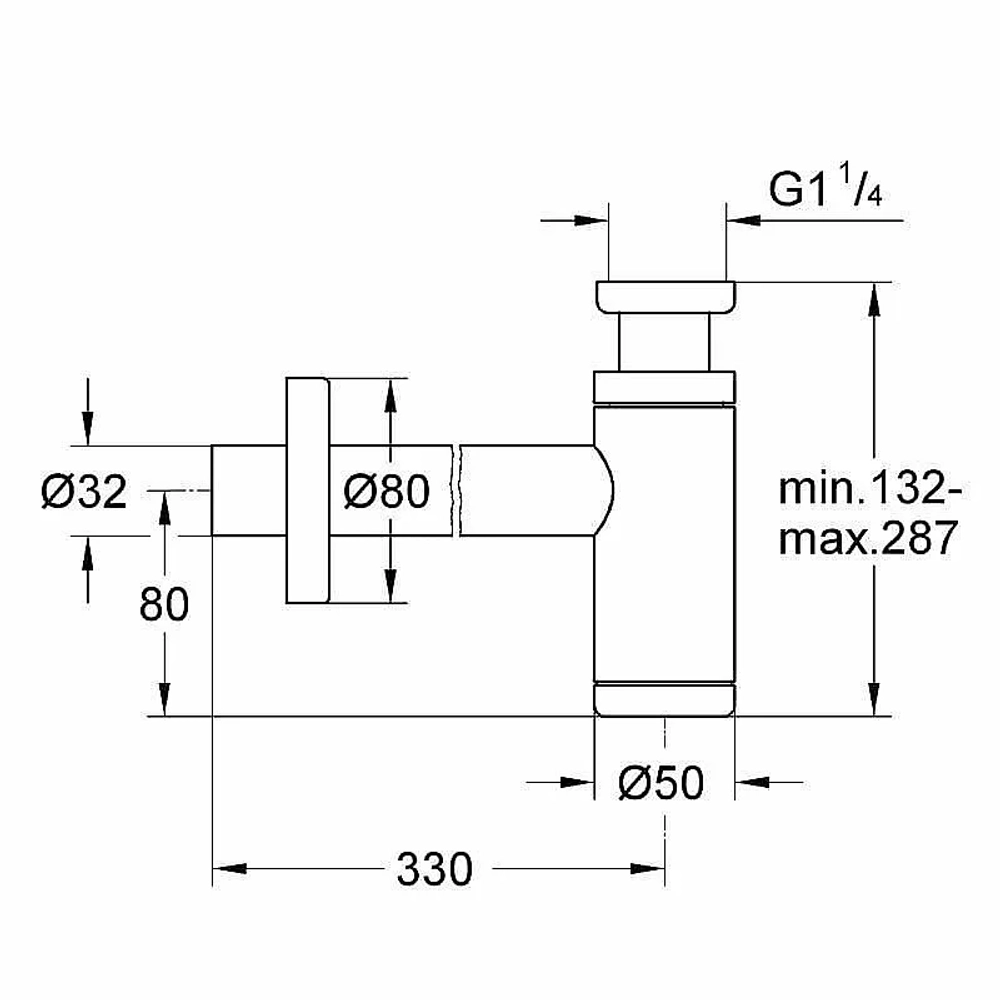 Сифон для раковины Grohe 28912000