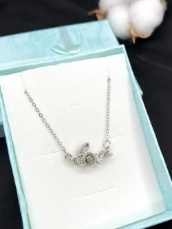 Тонкая цепочка с кулоном Я тебя люблю на 100 языках мира