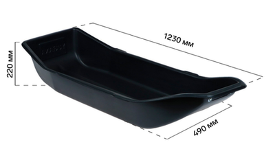 Сани рыбацкие YUGANA "Арктика" 1230 х 490 х 220 мм