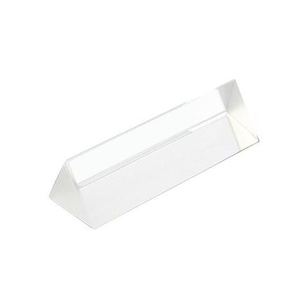 Стеклянная треугольная оптическая призма Ньютона для эффекта радуги, оптических экспериментов 80x25