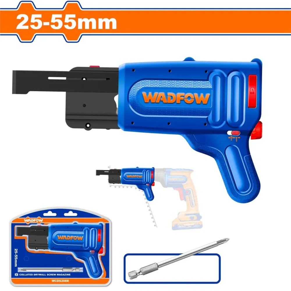 Насадка на шуруповерт для саморезов в ленте WADFOW WCDS2088 25-55 мм