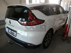 Оцинкованный фаркоп на Renault Espace 2015-2022 (без электрики), Galia R096A