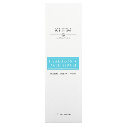 Kleem Organics, Сыворотка с гиалуроновой кислотой, 30 мл (1 жидк. унц.)