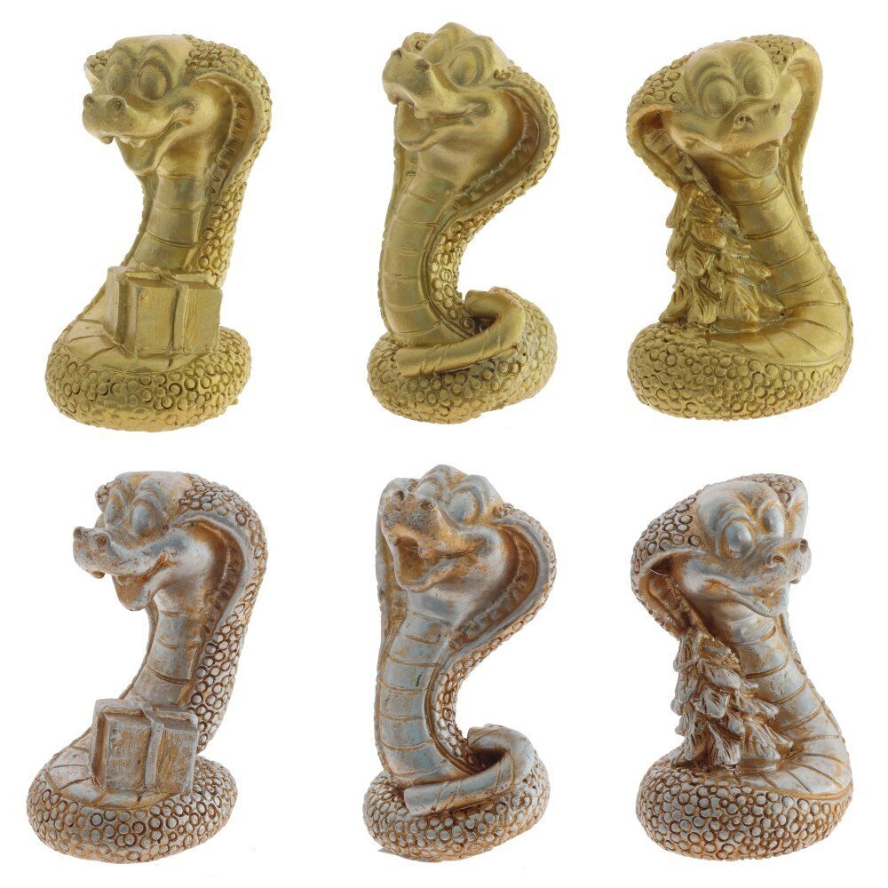 GAEM Фигурка декоративная "Змея", L3,5 W3,5 H4,5 см, 6в.