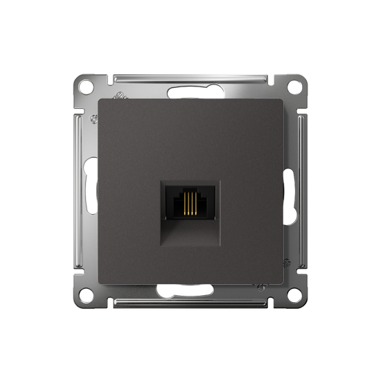 Розетка телефонная AtlasDesign RJ11 механизм базальт SE ATN001481