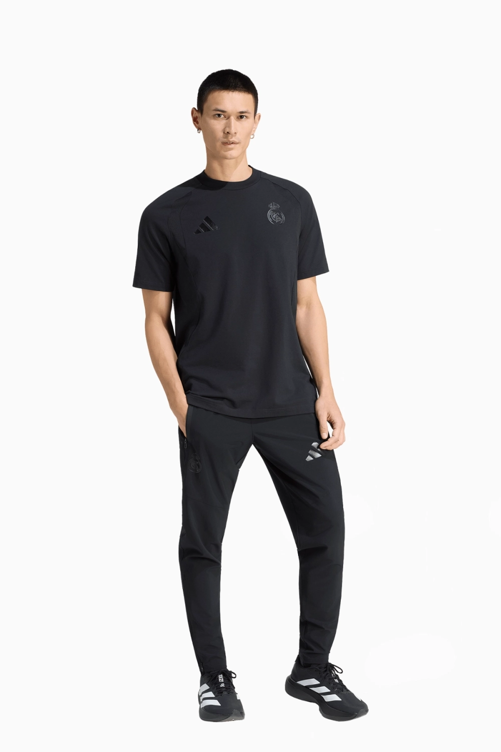 Футболка adidas Real Madrid 25/26 Tiro Travel Tee - черный