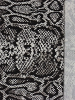 Футболка для девочки оверсайз, принт питон