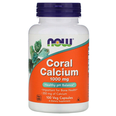 NOW Coral Calcium 1000 мг. (100 капс.)