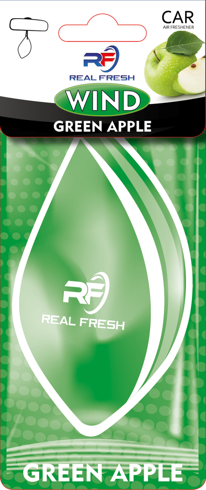 ОСВЕЖИТЕЛЬ ВОЗДУХА REAL FRESH WINDGREEN APPLE