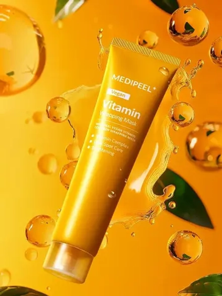 Medi-Peel Витаминная маска-плёнка для ровного тона и сияния Vegan Vitamin Collagen Wrapping Mask 70 мл